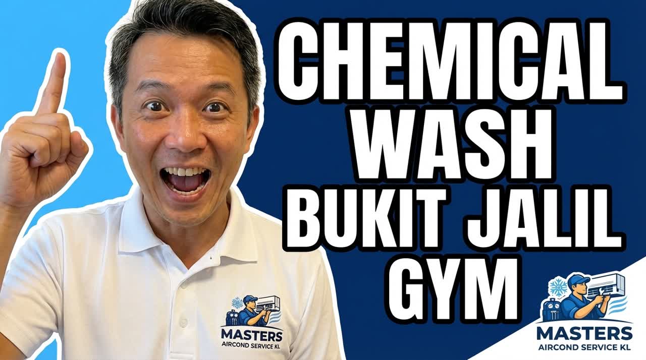 Chemical wash Bukit Jalil gym — Masters Aircond Service KL