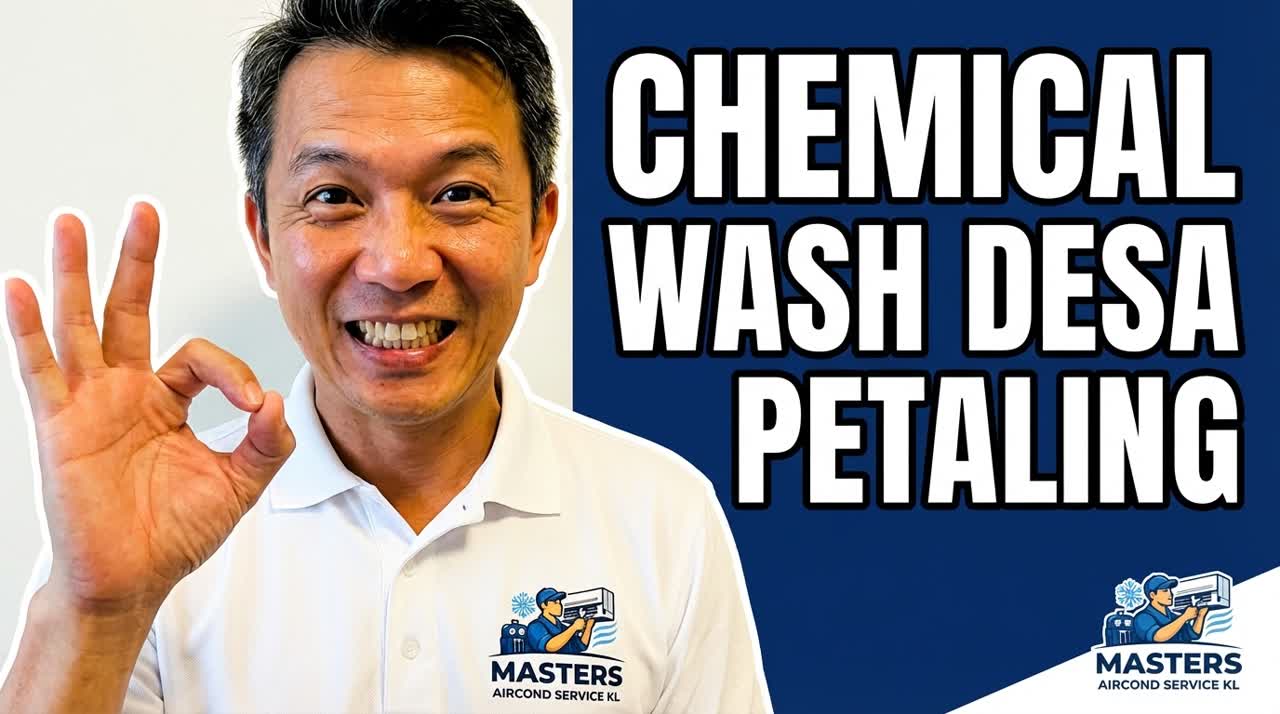 Desa Petaling terrace house chemical wash